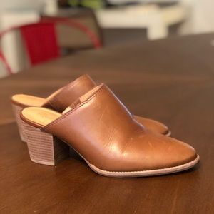Madewell Brown Harper Mules